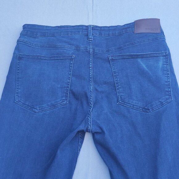 Jachs New York Jeans men's sz 34/32 indigo blue colour classic straight leg slim - Picture 4 of 13
